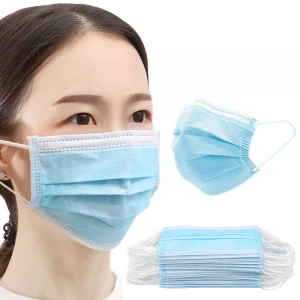 3-Ply Disposable Surgical Face Masks With Ear Loops,Facial Mask ,FFP3,FFP2,KN95,N95