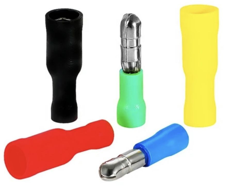 Buy Pvc Bulletshaped Female Male Insulating Joint Wire Connector