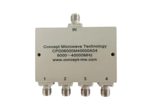 6000-40000MHz 4 Way Power Divider with 2.92mm-female Connector