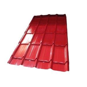 Corrugated steel Roofing Galvanized Steel Plate roofing sheets PPGI Color coated steel coil /Prepainted steel sheet