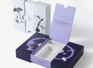 Beauty gift box with innovative open design