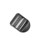 1 Inch Sliding Ladder Buckle Tri-Glide Design - Black Plastic Ladder Buckles