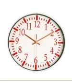 10 inch Simple Modern Silent Non Ticking Plastic Wall Clock with Quartz Battery Operated