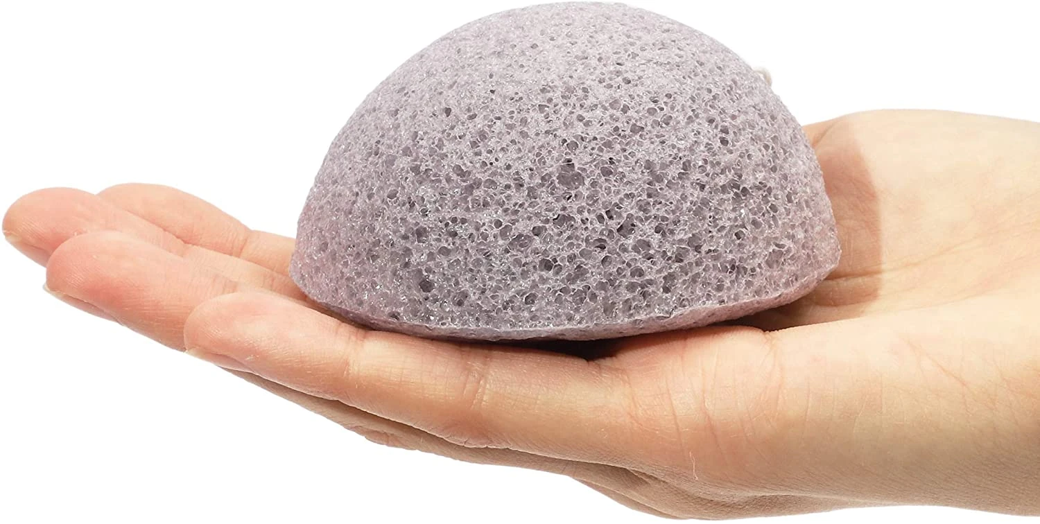 100% Natural Bath Cleaning Konjac Sponge, Facial Cleansing and Exfoliating Sponge ,Multi color Bath Loofah sponge for Cleaning
