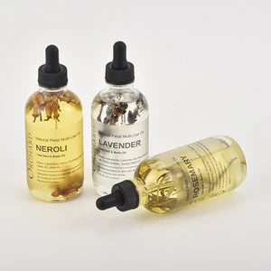 100% Natural Lavender Carrier Oil for Hair &amp; Body Care Dried Flower Oil Multi-use Oil