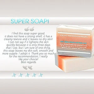 100% natural skin care glutathione whitening soap with kojic