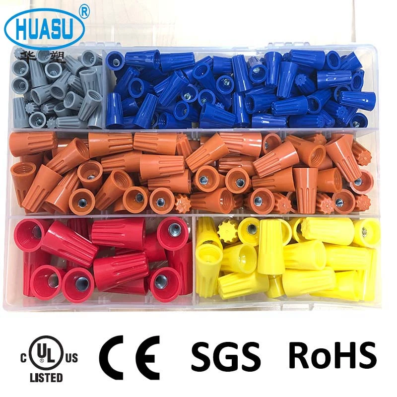 100 pcs P12 22-8 AWG Double Wing Twist on Wire Connector Electric Terminals Connector Wire Nuts