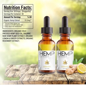 100% Pure Natural Herbal Extract pure ginger cbd hemp oil