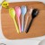 Import 100pcs 14cm length New style PP small food grade plastic disposable spoon fork from China