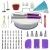 Import 106 pcs Cake Decorating Kit With Rotating Turntable Stand, Icing Piping Tips Pastry Bags, Icing Spatula Smoother from China
