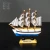 Import 10cm Mediterranean Wooden Sailing Ship Model Decoration Smooth Sailing Boat from China