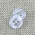 11.5mm 1000pcs per pack resin plastic button for T shirts garments