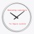 Import 12 inch company hospital agency advertising gift custom plastic quartz  wall clock from China