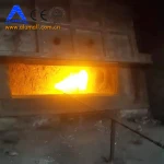 12 MT aluminium regenerative burner melting furnace and 12 MT holding furnace