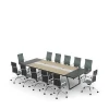 12 person conference table set