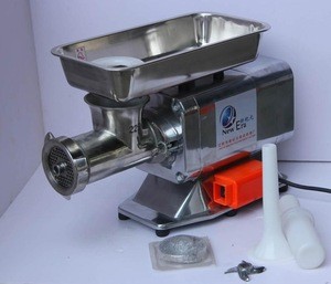 12 Years Factory Stainless steel Taiwan Motor Electric Meat Mincer 12/22#