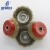 125*16mm wire cup brush grinding wheel with red metal head