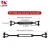 Import 1/2"x6" Heavy Duty Jaw and Jaw Turnbuckle Black Turnbuckle Carbon Steel Open Body Turnbuckle for Wire Rope Tension from China