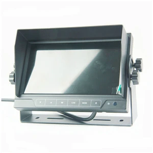 14 inch or 17 inch car lcd monitor 12v motorized battery powered lcd monitor pop up for conference table
