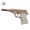 15 years professional CE standard factory rubber band shooting CNC wooden toy gun