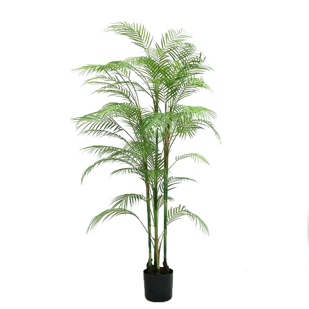 150cm Green Decorative Plastic Palm Bonsai Artificial Plants Trees for Home