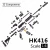 Import 1/6 PUBG M416 HK416 Rifle Gun Assemble Model Toys Puzzles Building Bricks Toy Model  For Action Figure from China