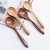 Import 16.8x4cm Natural Wood Spoon Coffee Tea Soup Sugar Honey Dessert Appetizer Seasoning Bistro Small Wooden Spoons for Kids from China