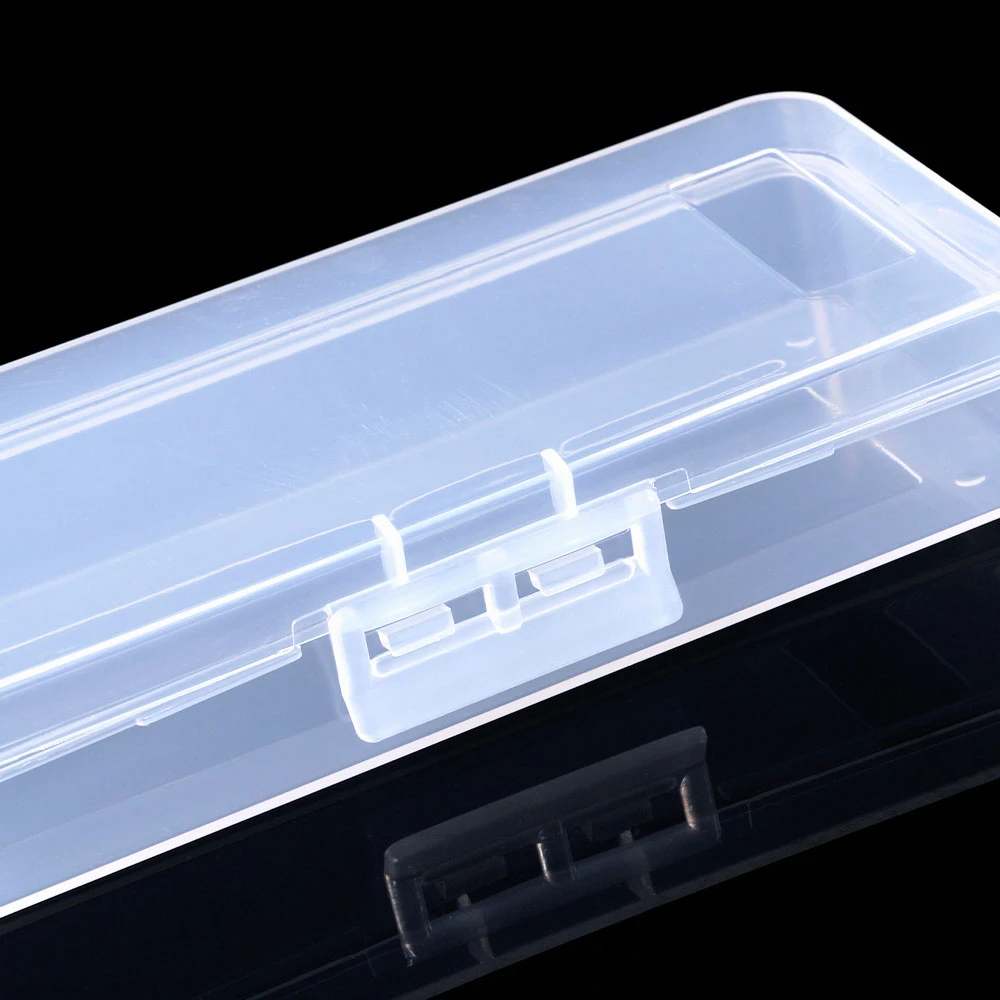 16cm*7.5cm*3cm Transparent Box Case Bait Lures Shrimp Tackle Storage Box Container Carp Fishing Accessories