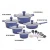 Import 17pcs Dessini Cast Iron Granite Non Stick Pots and Pans Die Casting Nonstick Aluminum Cookware Sets from China