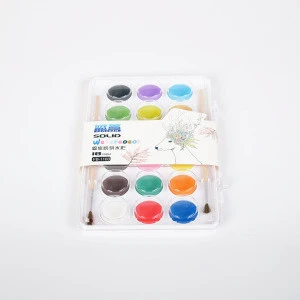 18 Colors Artist Drawing Water Color Paint Set