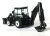 Import 1:87 scale CASE BLACK BACKHOE construction vehicles toys from China