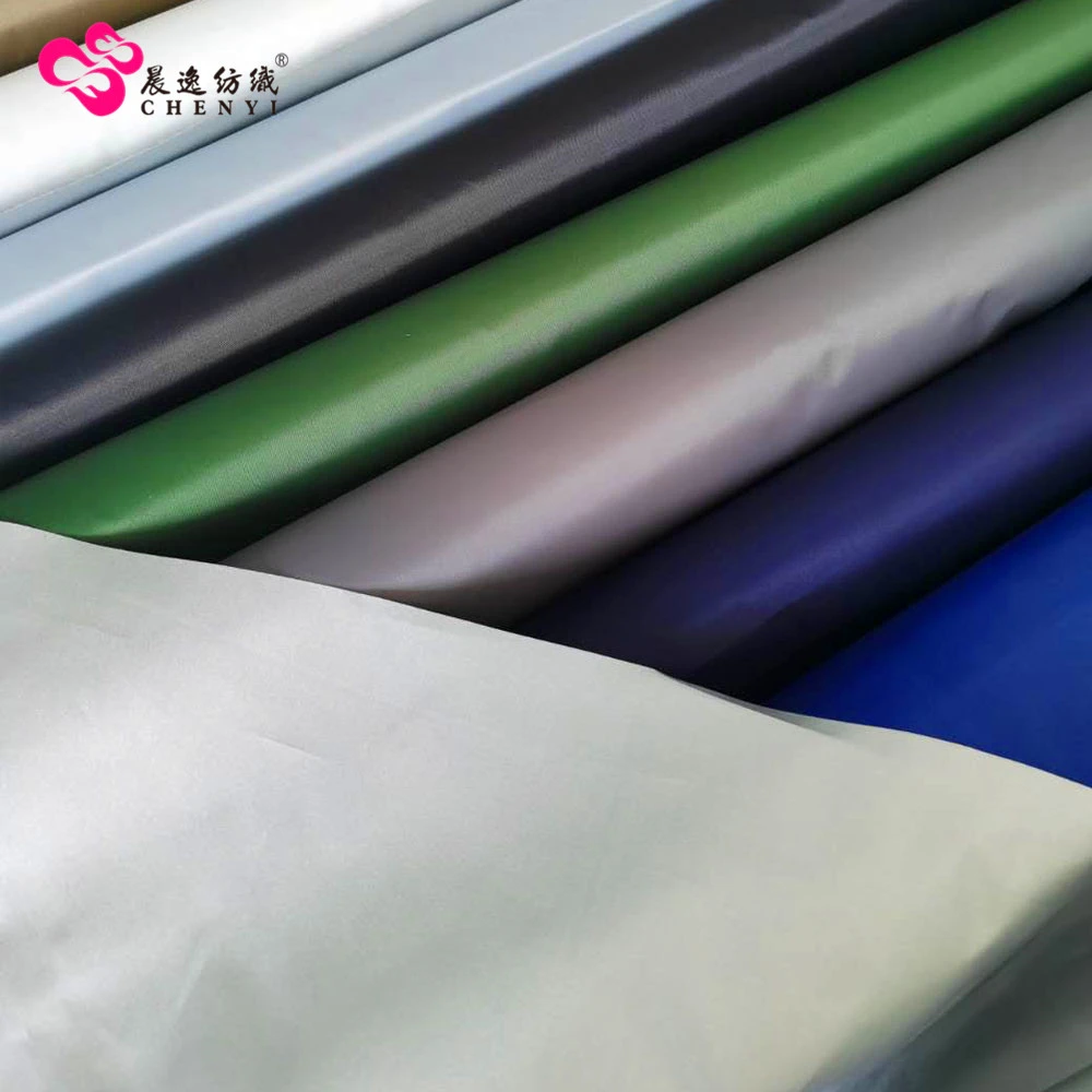 190T pa silver coated taffeta fabric 100% polyester fabric