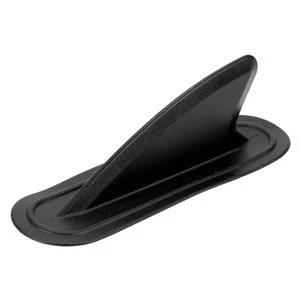 1Pc Black Mini Kayak Skeg Tracking Fin Integral Fin for Canoe Boat Mounting Points Replacement Watershed Board Canoe