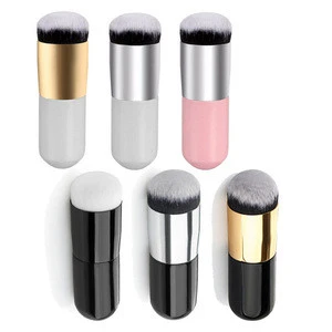 1Pcs 6 Colors Flat Liquid Foundation Makeup Brush Beauty Blush BB Cream Contour Concealer Makeup Brushes Make up Tools