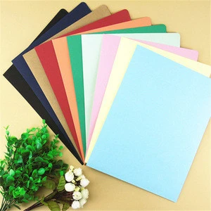 2-Pocket Conference File Folder, Kraft Paper, Assorted Colors, 100/Box