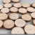 Import 2.0-2.4 Inch Natural Pine Round Solid Wooden Board Rustic Wood Slices from China