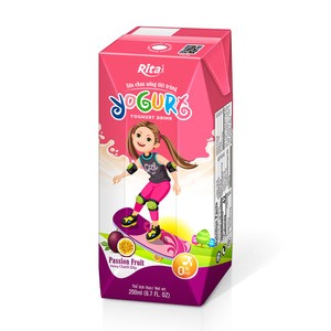 200ml Box Teenage Drink Yogurt Passion Fruit Flavor