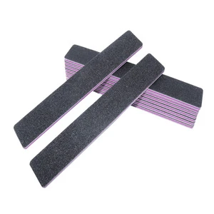 2018 Disposable Double Side 100/180 grit Black Nail File