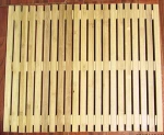 2018 Factory Wholesale Natural Bamboo Floor Mat Bathroom Shower Mat