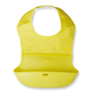 2018 healthy baby silicone bibs with Food Catcher