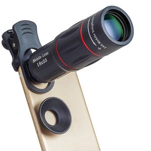 2019 Amazon hot Mobile phone telescope 18X telephone optical zoom camera lens for cellphone