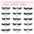 Import 2019 New Products 25MM 27MM 30MM Big 7 Pair 3D Mink False Eyelashes Eyelashes With Flower Trays Packaging from China
