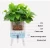 Import 2020 Factory wholesale cheap garden round shape small the lazy self watering plastic flower pot from China