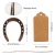 Import 2020 Hotsale 10pcs Wedding Favour Party Accessories Rustic Wedding Horseshoe Gift with Paper Tags Rustic For Horse Shoe Decor from China