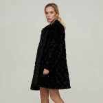 2020 New Arrivals Winter Faux Fur Long Coat Women's vendor  Clothing   Black color women winter coat