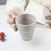 2020 new style travel portable retractable folding silicone water cup mini silicone water cup