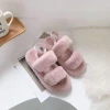 2021 Fashion Designer Outdoor New Colors House Bedroom Indoor Uggslides Fuzzy Plush Ladies Furry Slippers for Women