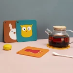 2021 Hot Sale Dining Table Creative Round Square Kitchen Non Stick Silicone Insulation Pad