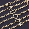 2021 Hot Sale Gold Multi-size Chain Necklace Copper Zircon Party Wedding Jewelry Accessories Wholesale Gifts Pendant Lady Unisex