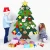 Import 2021 Kids DIY Wall Hanging tree Xmas Gifts Children Friendly Christmas Home Decorations felt christmas ornament from China